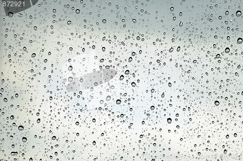 Image of drops on window
