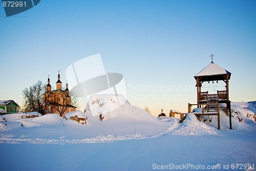 Image of Belfry at Svensky monastery