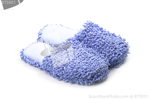 Image of blue slippers