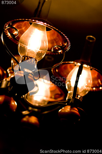 Image of old-fashioned lamp