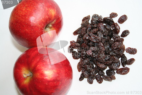 Image of Apples and raisins