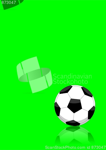 Image of Soccer ball layout