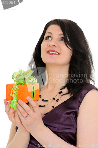 Image of woman with gift