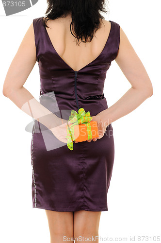 Image of woman with gift