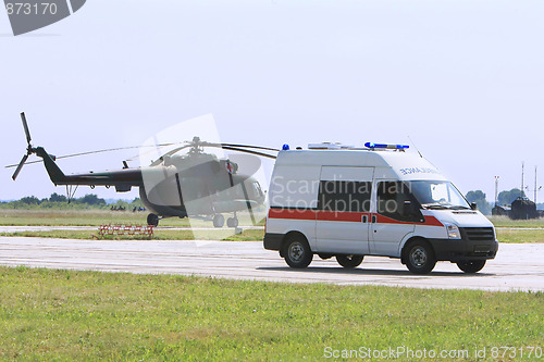 Image of Emergency ambulance