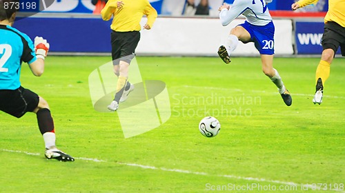 Image of  soccer  match