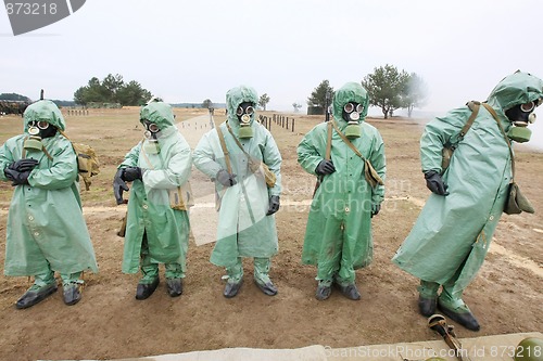 Image of chemical protection suites