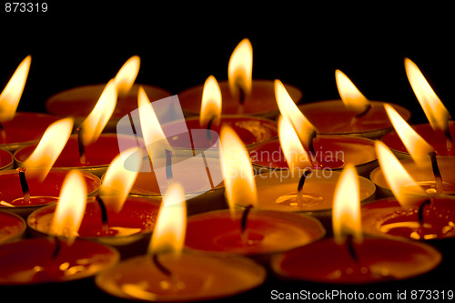 Image of flaming candles