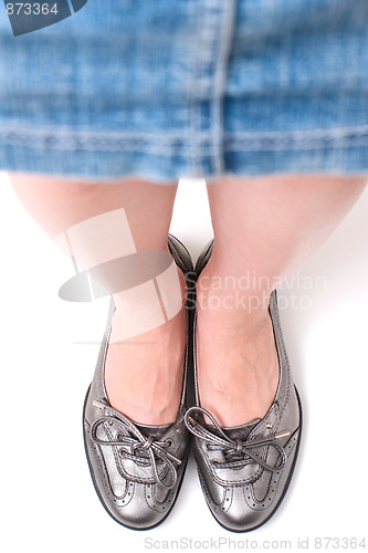 Image of Woman in new shoes