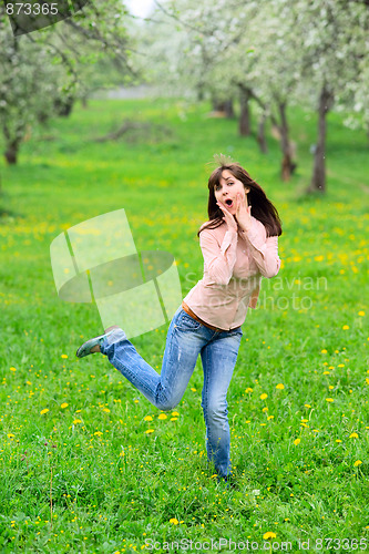 Image of Surprised woman