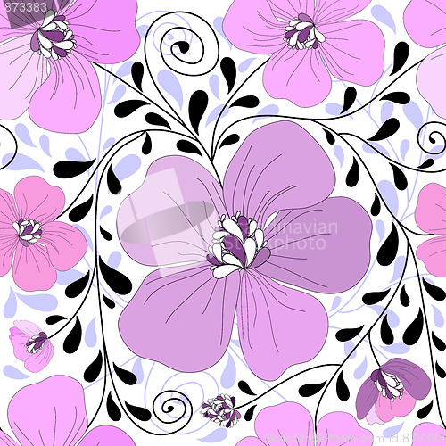 Image of Seamless floral pattern