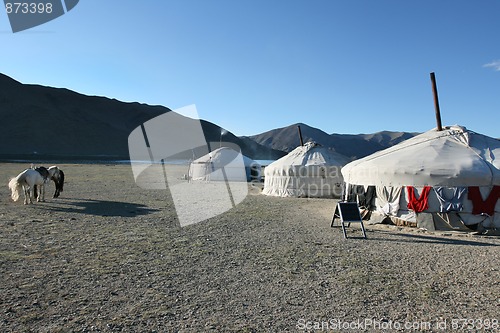 Image of Mongolian yurt