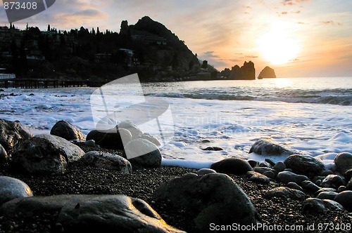 Image of  Sunrise on the beach 