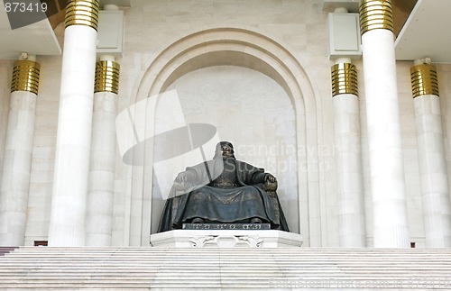 Image of statue of Genghis Khan