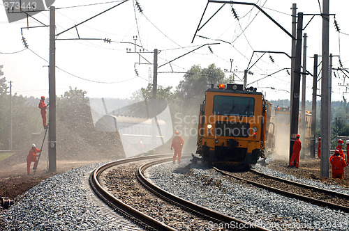 Image of railway workers