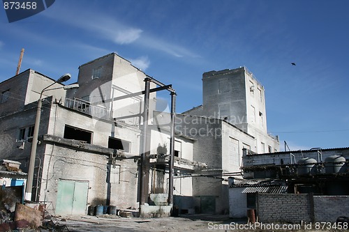 Image of an old industrial building