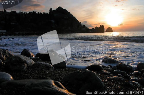 Image of  Sunrise on the beach 