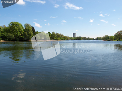 Image of Serpentine lake, London