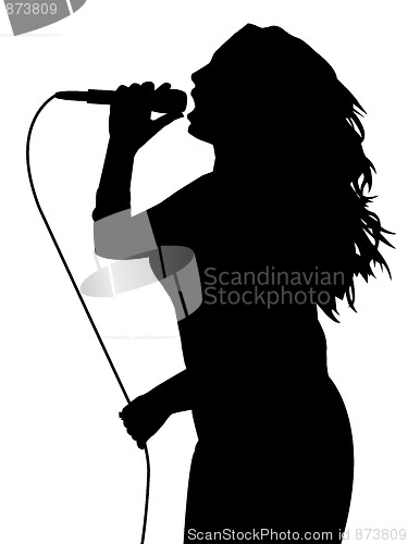 Image of Female singing