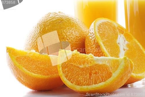 Image of Oranges and juice