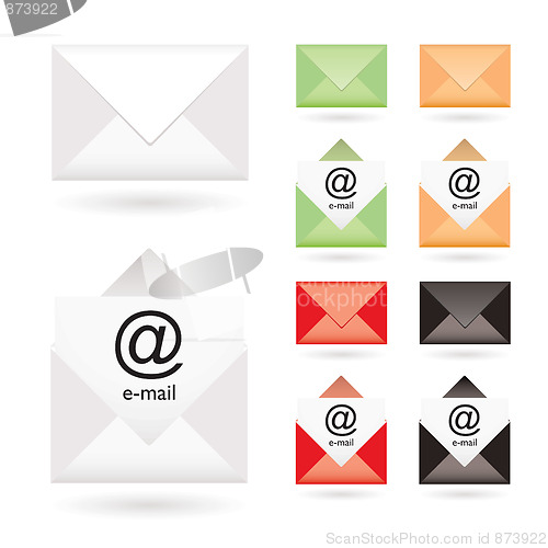 Image of email icon collection