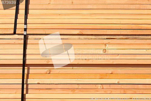 Image of Stack of Building Lumber
