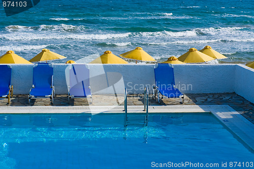 Image of Pool next to the sea