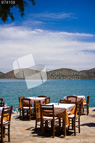 Image of Empty restaurant on a coast