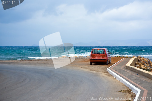 Image of Road at the sea