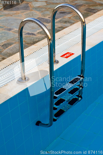 Image of Swimming pool ladder