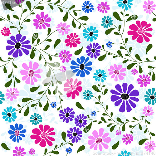 Image of Seamless floral pattern