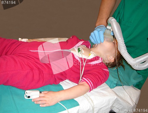 Image of Child being sedated