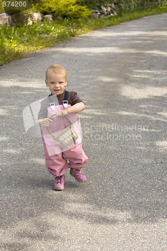 Image of Child with basket