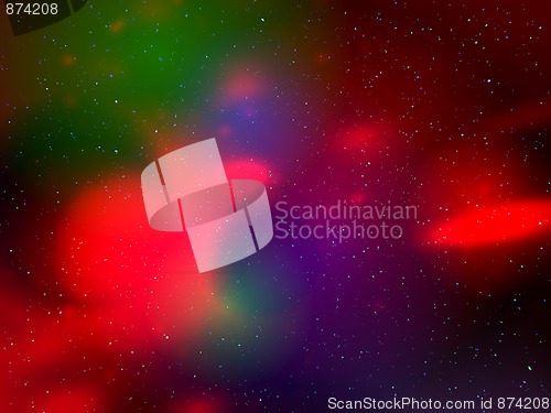 Image of Color space background