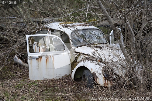 Image of Parked and left car