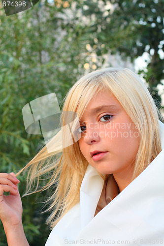 Image of Pretty blonde girl
