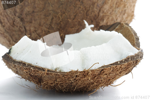 Image of Cracked coconut