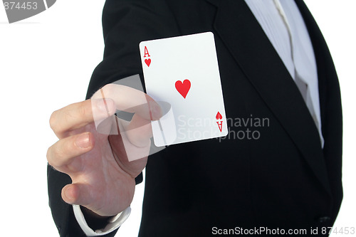 Image of Magician and cards