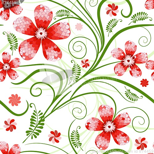 Image of Seamless floral pattern