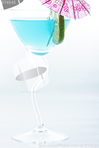 Image of Blue tropical cocktail
