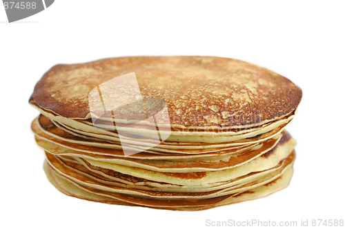 Image of Big stack of pancakes