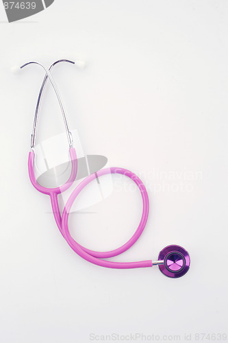 Image of pink and blue stethoscopes