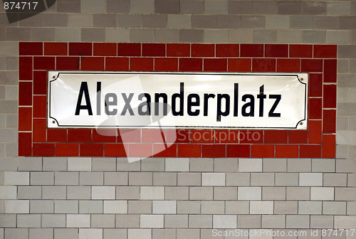Image of U-bahn sign