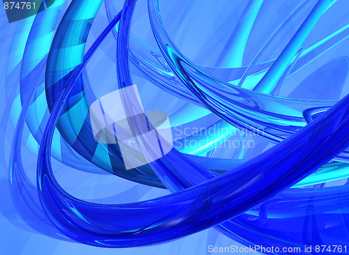 Image of Blue abstract background