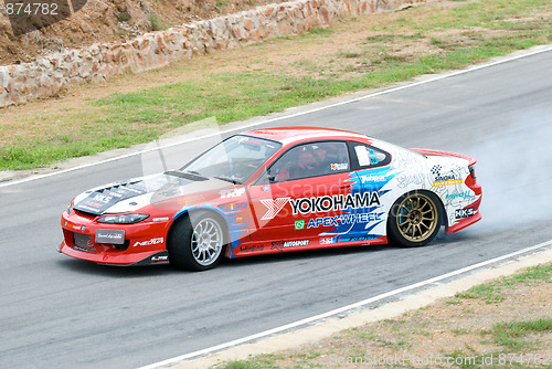 Image of Drifting competition in Thailand