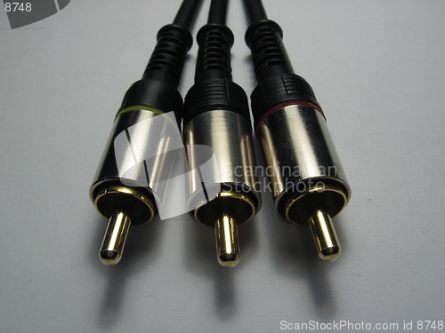 Image of Three phono plugs