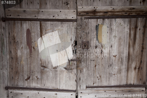 Image of Old Swedish farm door