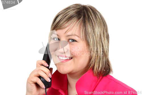 Image of On the phone