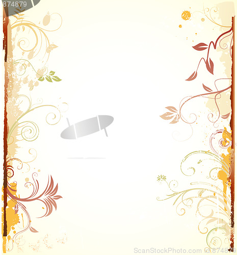 Image of Floral Decorative background