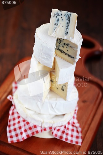 Image of stack of cheese